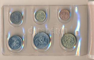 Szingapúr 1987-1994. 1c-1$ (6xklf) + Malajzia 1992-1994. 1s-1R (6xklf) forgalmi összeállítások közös...