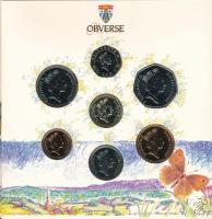 Nagy-Britannia 1989. 1p-1P (7xklf) forgalmi sor karton dísztokban T:BU
Great Britain 1989. 1 Penny ...