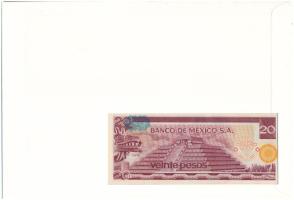 Mexikó 1977. 20P felbélyegzett borítékban, bélyegzéssel T:UNC
Mexico 1977. 20 Pesos in envelope wit...