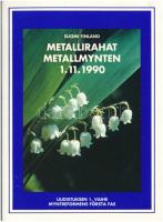 Finnország 1990. 10p - 5M (4xklf) forgalmi sor karton dísztokban T:UNC Finland 1990. 10 Pennia - 5 Markkaa (4xdiff) coin set in cardboard case C:UNC