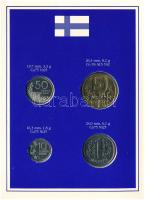 Finnország 1990. 10p - 5M (4xklf) forgalmi sor karton dísztokban T:UNC
Finland 1990. 10 Pennia - 5 ...