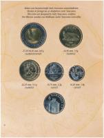 Finnország 2001. 10p - 10M (5xklf) forgalmi sor + "Finn verde" Cu-Ni zseton szettben, kart...