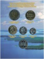 Finnország 2001. 10p - 10M (5xklf) forgalmi sor + "Finn verde / J.V. Snellmann" Cu-Ni zset...