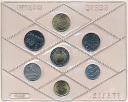 Olaszország 1985. 5L-500L (7xklf) forgalmi sor fóliatokban T:UNC
Italy 1985. 5 Lire - 500 Lire (7xd...