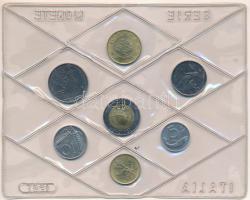 Olaszország 1987. 5L-500L (7xklf) forgalmi sor fóliatokban T:UNC
Italy 1987. 5 Lire - 500 Lire (7xd...