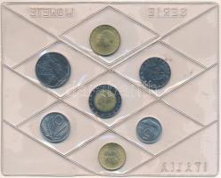 Olaszország 1989. 5L-500L (7xklf) forgalmi sor fóliatokban T:UNC
Italy 1989. 5 Lire - 500 Lire (7xd...