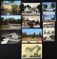 Balaton 700-800 db modern városképes lap cipős dobozban