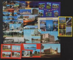 Balaton kb. 700 db modern városképes lap cipős dobozban