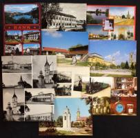 ~1.000 modern magyar városképes lap cipős dobozban