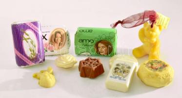 10 darab klf retro szappan, figurális darabokkal.