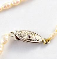 Aprószemű tenyésztett gyöngy nyaklánc + karkötő, h: 44 cm