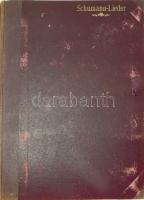 Schumann: Sammtliche Lieder kotta, 196p, kopott félvászon kötésben.