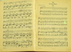 Schumann: Sammtliche Lieder kotta, 196p, kopott félvászon kötésben