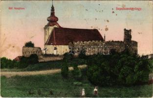 1913 Sepsiszentgyörgy, Sfantu Gheorghe; Református vártemplom / Calvinist castle church (fl)
