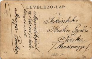 1908 Pécska, Magyarpécska, Ó-Pécska, Petschka, Pecica; iskolások csoportképe / school children group...