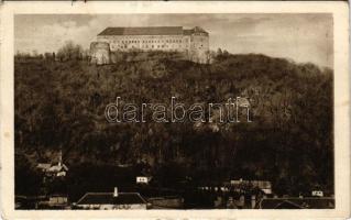 1917 Gidrafűrész, Pila bei Schattmannsdorf, Sägmühl, Píla (Castá); Vöröskő vára Pilafűrésszel. Horovitz Adolf kiadása / Bibersburg mit dem Pilatal, beliebte Sommerfrische in der Nähe von Nagyszombat / Cerveny Kamen castle (EK)