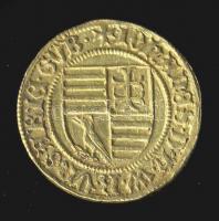 Hunyadi János 1446-1453. Aranyforint Au 3,55g Pohl G.1-2 T:1/2 RR!!