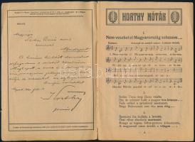 Farkas Dezső: A Magyar Nemzeti Hadsereg nótáskönyve. Négy kottamelléklettel. Bp., é.n. (cca 1920), ,...