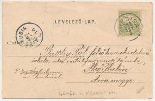 1902 Dobsina, Dobschau; Laube / Dobsinai jégbarlang, Lugas. Köhler Arthur kiadása / ice cave, interi...