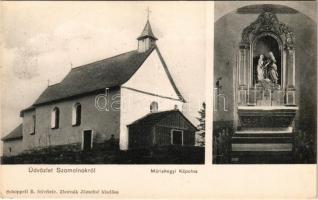Szomolnok, Schmölnitz, Smolník; Máriahegyi kápolna, belső. Schoppell B. felvétele, Zbornák Józsefné kiadása / Marien Kapelle / chapel, interior (EK)