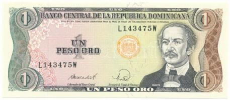Dominikai Köztársaság 1988. 1P "L143475W" T:UNC Dominican Republic 1988. 1 Peso Oro "L143475W" C:UNC Krause P#126