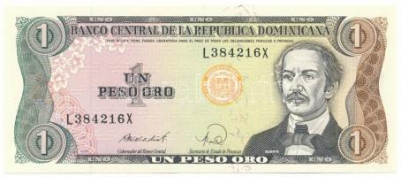 Dominikai Köztársaság 1988. 1P "L384216X" T:UNC Dominican Republic 1988. 1 Peso Oro "L384216X" C:UNC Krause P#126