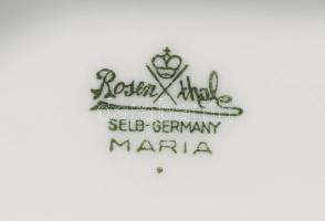 cca 1927 Rosenthal "Maria" szószkínáló. Peremrészén plasztikus mintával, jelzett, hibátlan...