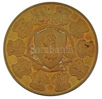 Svédország 1932. "Af Christianstads läns Kongl. Hushallningssällskap (Christianstad Megyei Királyi Háztartási Társaság)" kétoldalas, peremén jelzett bronz emlékérem, peremén jelzett évszámmal (51mm) T:AU Sweden 1932. "Af Christianstads läns Kongl. Hushallningssällskap (Christianstad County Royal Household Society)" double-sided, edge-marked bronze commemorative medal, with year marked on the edge (51mm) C:AU