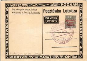 1934 Katowice, I. Wszechoslowianska Wystawa Filatelistyczna / I. All-Slavic Philatelic Exhibiton, ai...