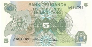 Uganda DN(1982) 5Sh "A/26 684269" T:UNC
Uganda ND(1982) 5 Shillings "A/26 684269&quo...