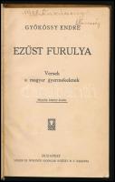 Gyökössy Endre: Ezüst furulya. Versek a magyar gyermekeknek. Bp., Singer és Wolfner. Kiadói papírköt...