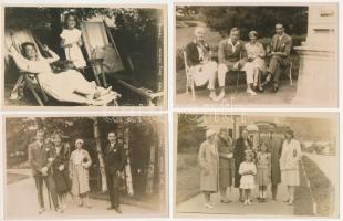 Tátrafüred, Ótátrafüred, Altschmecks, Stary Smokovec (Magas-Tátra, Vysoké Tatry); - 9 db régi fotó képeslap, Dietz felvételei / 9 pre-1945 photo postcards, Foto Dietz