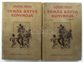 Beecher Stowe, Harriet: Tamás bátya kunyhója I-II. Bp., Lampel. Egészvászon kötés, kopottas állapotban.