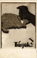 Tűrjük? Kiadja a "Szózat" Magyarország Területi Épségének Védelmi Ligája napilapja / "Shall we tolerate it?" Hungarian irredenta propaganda, Trianon s: Rausch Ernő