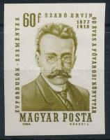 1964 Évfordulók - Események (II.) - Szabó Ervin vágott bélyeg