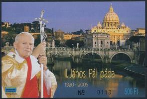 2005/8 II. János Pál pápa emlékív