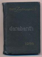 1956 Tiszti zsebnaptár. Benne: Katonai eskü szövege; Az 1956. év fontosabb évfordulói; Fontosabb párt- és kormányhatározatok; Általános katonai tudnivalók; színes illusztrációk (országzászlók, közlekedési táblák); stb. Kiadói egészvászon-kötés, megkímélt állapotban.