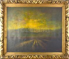 Mednyánszky jelzéssel: Táj, olaj, vászon. Dekoratív, kissé sérült fakeretben, 65×80 cm