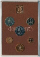 Nagy-Britannia 1974. 1/2p-50p (6xklf) hivatalos forgalmi sor lezárt dísztokban, borítékban + "1...