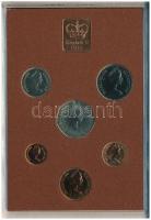 Nagy-Britannia 1974. 1/2p-50p (6xklf) hivatalos forgalmi sor lezárt dísztokban, borítékban + "1...