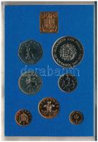 Nagy-Britannia 1972. 1/2p-50p (7xklf) hivatalos forgalmi sor lezárt dísztokban, borítékban, közte 19...
