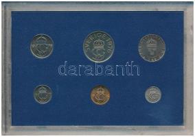 Svédország 1976. 5ö-5K (6xklf) forgalmi sor műanyag tokban T:UNC, műanyag tokon repedés
Sweden 1976...