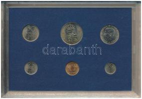 Svédország 1973. 5ö-5K (6xklf) forgalmi sor műanyag tokban T:UNC
Sweden 1973. 5 Öre - 5 Kronor (6xd...