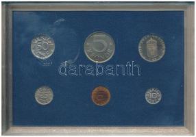 Svédország 1976. 5ö-5K (6xklf) forgalmi sor műanyag tokban T:UNC, tok sérülés
Sweden 1976. 5 Öre - ...