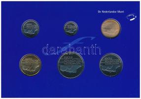 Hollandia 2000. 5c-5G (6xklf) forgalmi sor karton dísztokban, fólia borítékban T:UNC Netherlands 200...