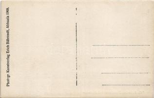 Abbazia, Opatija; Brandung bei Scirocco. Kunstverlag Erich Bährendt / sirokkó, hullámok / waves, sea...