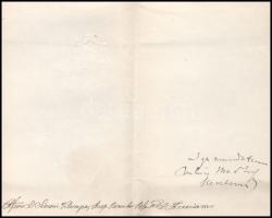 1870-1876 Simor József esztergomi érsek fejléces levélpapírján Durguth József (1790-1872), Márkus Gy...