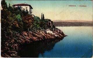 Abbazia, Opatija; Südstrand / beach (apró szakadás / tiny tear)