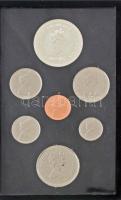 Kanada 1977. 1c-1$ (6xklf) forgalmi sor eredeti dísztokban, benne 1977. 1$ Ag "Ezüstjubileum&qu...