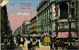 Berlin, Friedrichstrasse, Loeser und Wolff, Das Kleine Journal / street, shops, market (glue mark)